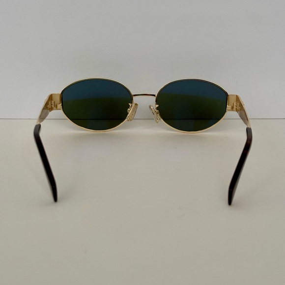 NWT Celine Oval Gold Sunglasses main image 4